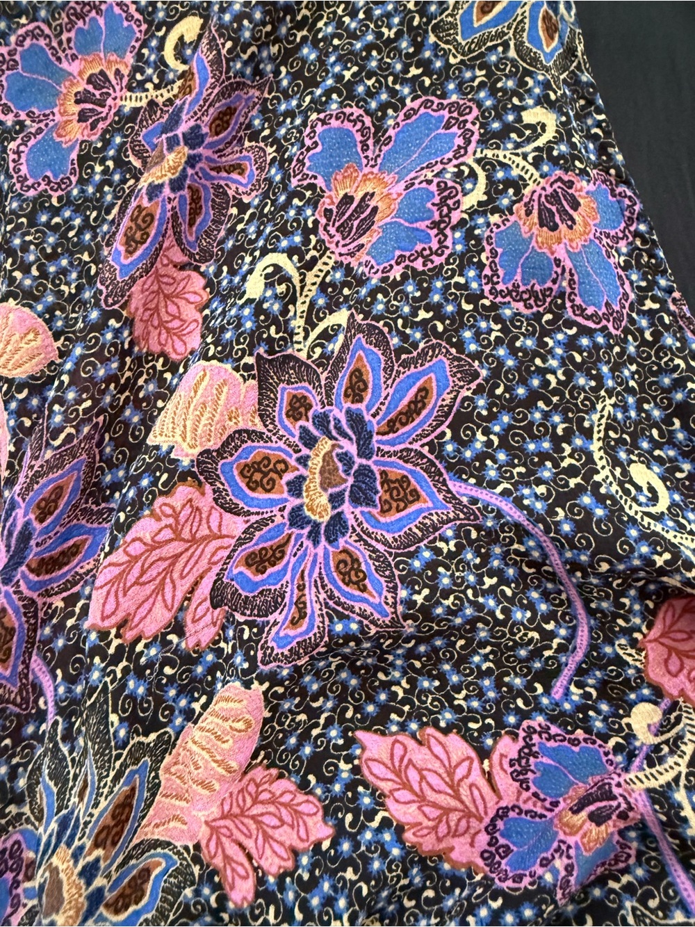 Free People Teegan Lined Dress Floral Boho Bohemian Country Fall Autumn S - Picture 9 of 11